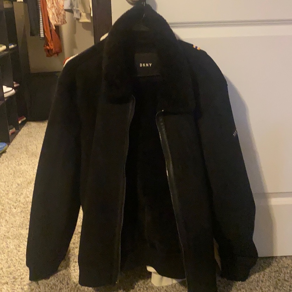 Dkny fur jacket.